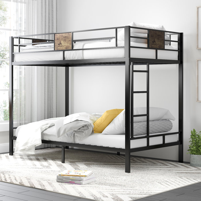 Mason & Marbles Johntai Twin Over Twin Standard Bunk Bed by Mason